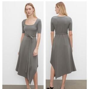 CLUB MONACO SQUARE NECK KNIT DRESS SIZE MEDIUM